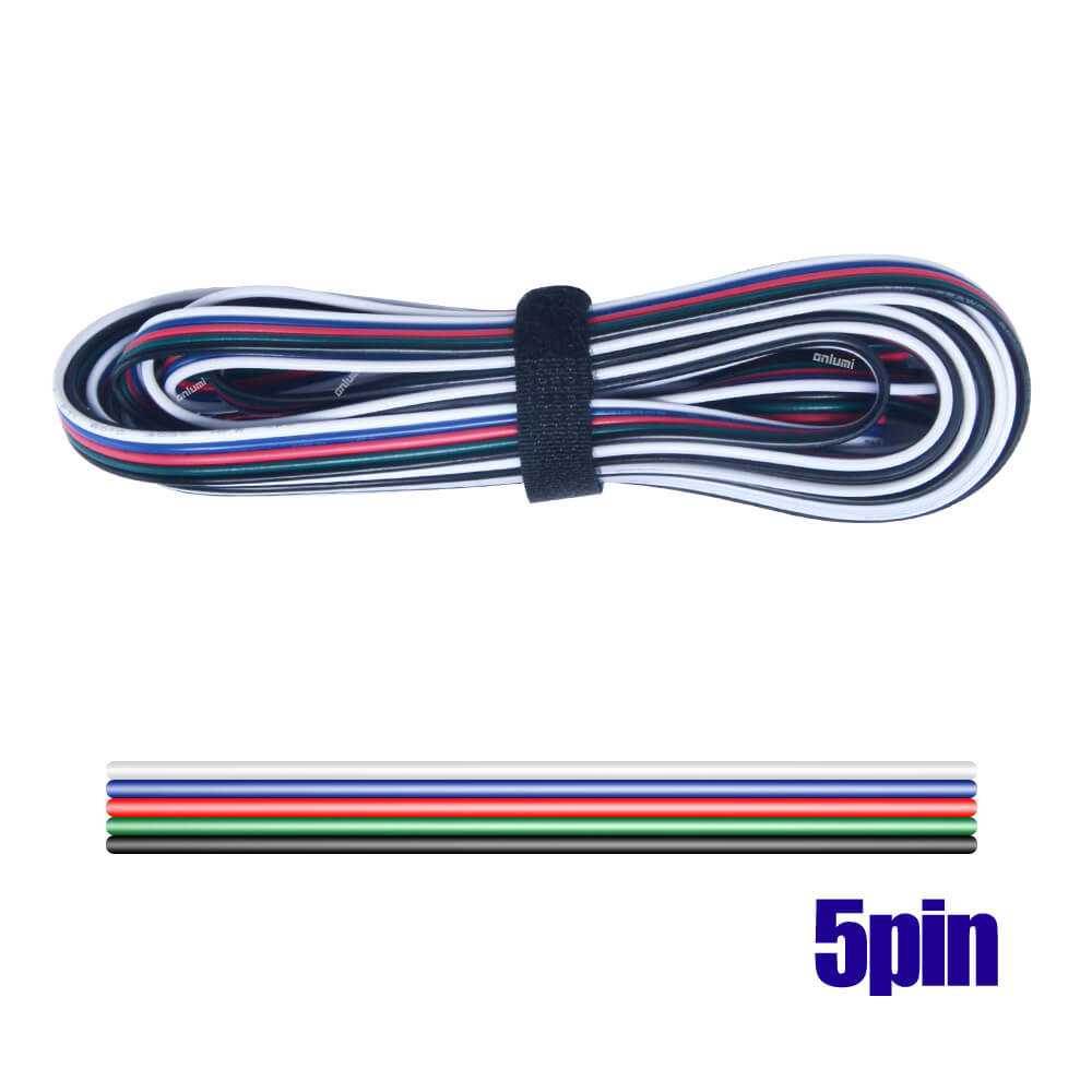2 Pin Transparent Unsheathed Flat Wire