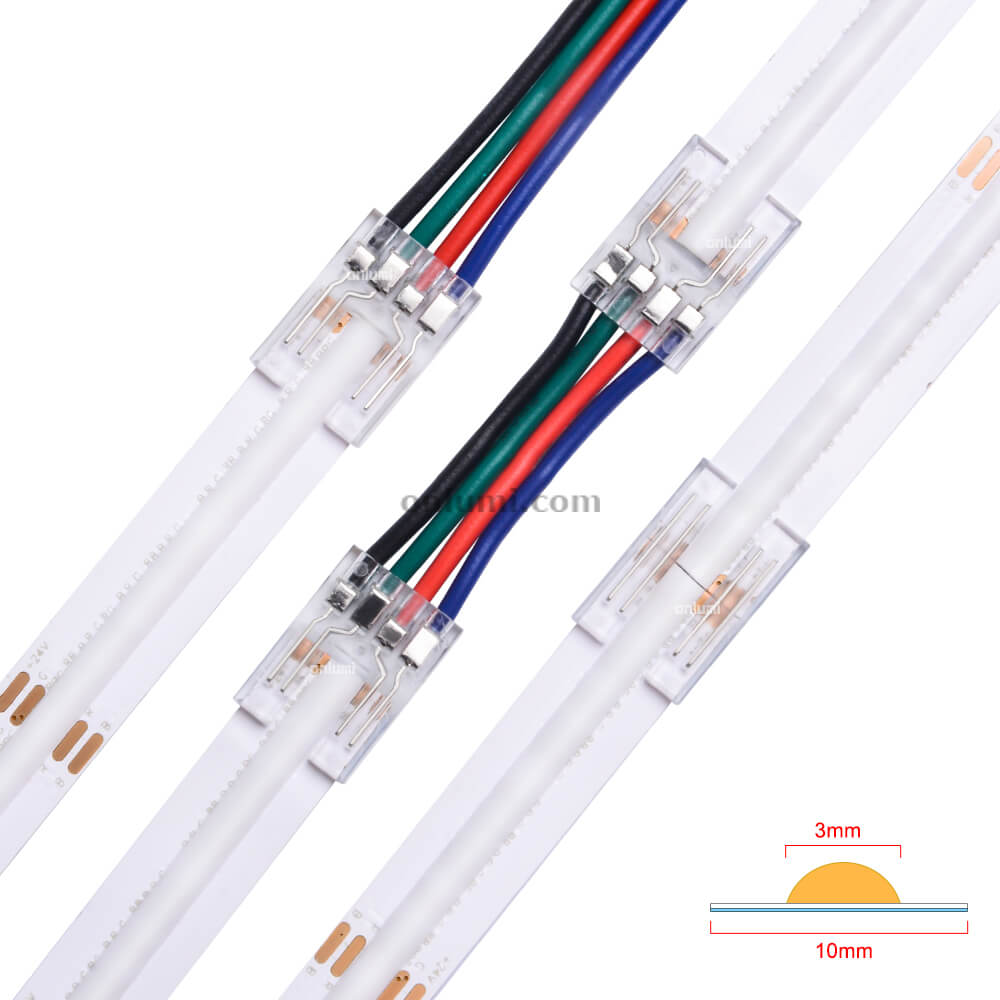 Connecteur flexible LED Strip 4 broches 10 mm - eurolite